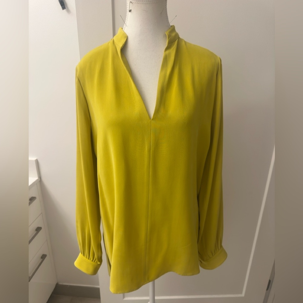 Joseph Tunic Silk  charteuese 38